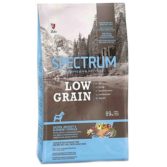Spectrum Low Grain Salmon&Anchvy Mini Adult 2,5+750 Gr