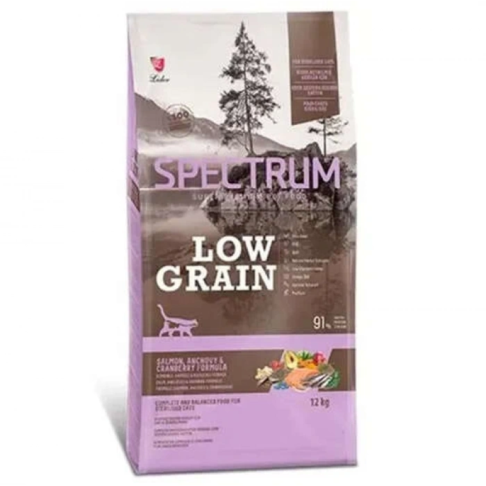 Spectrum Low Grain Sterilised Somon&Hamsi Kedi Maması Açık 1 Kg