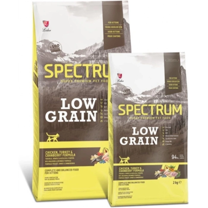 Spectrum Low Grain Tavuk&Hindi Yavru Kedi Maması Açık 1kg