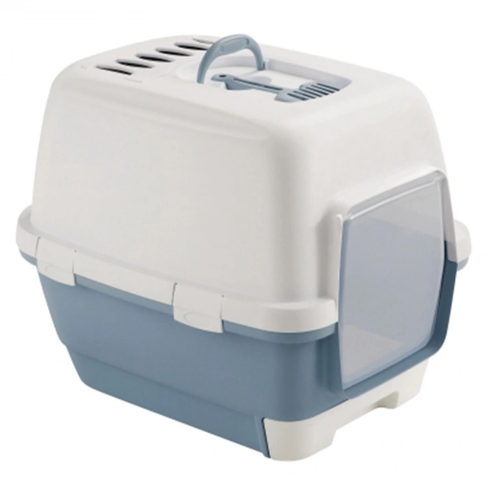 STEFANPLAST CATHY CLEVER&SMART MAVİ KEDİ TUVALETİ 58x45x48CM