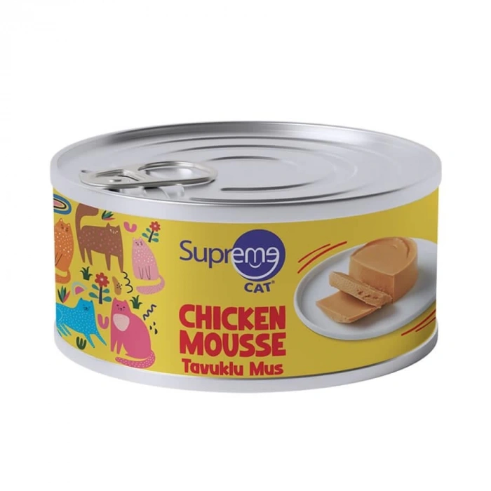 Supreme Cat Mousse Tavuklu Kedi Konservesi 85gr