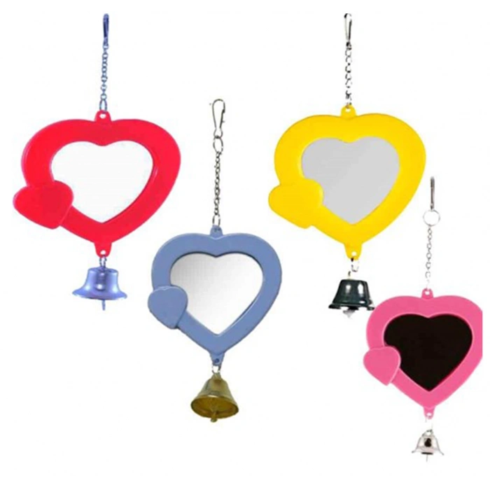 Tisert Kuş Oyuncağı Aynalı Kalp