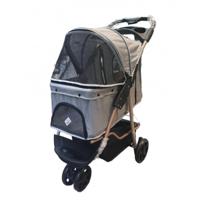 Tommy Evcil Hayvan Arabası 87*50*107 cm Gri Max 20 Kg