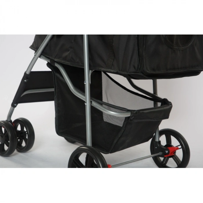 Tommy Evcil Hayvan Arabası Siyah 80.5*45.5*101 Max 15kg