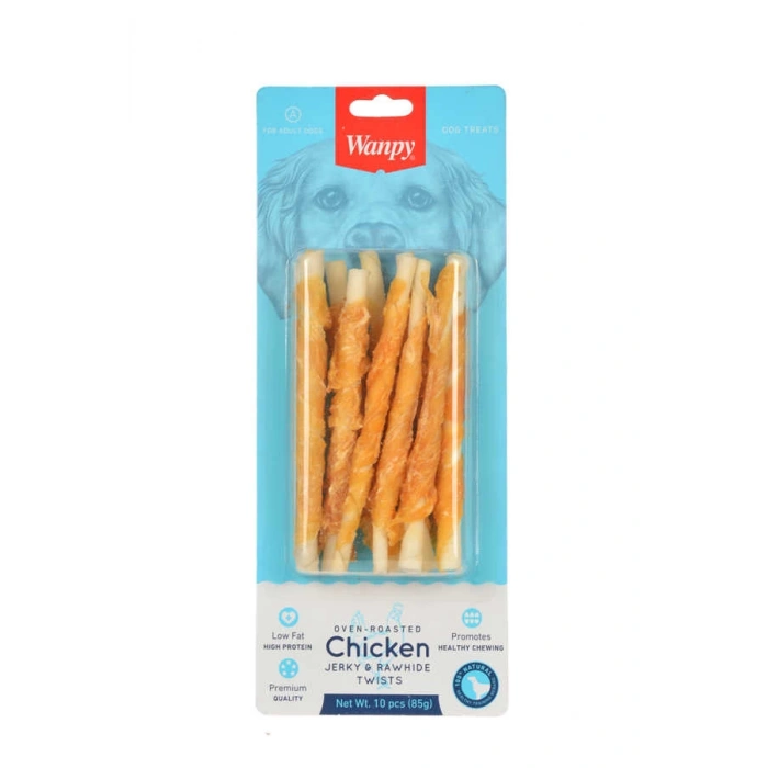 Wanpy Deri Üzerine Tavuk Sarılı 85 gr CD-10H Köpek Ödülü