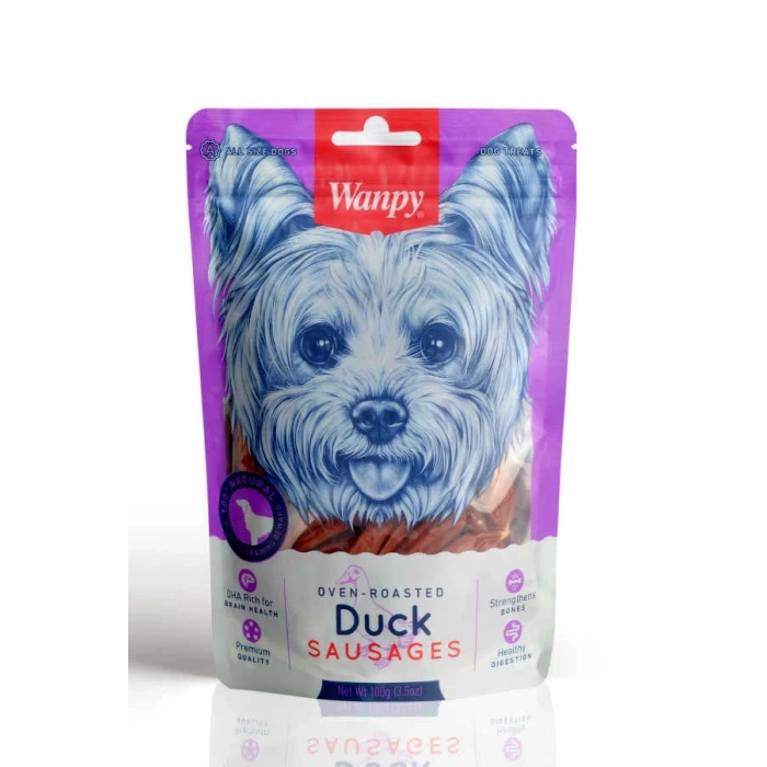 Wanpy Ördek Etli Sosis 100 gr Köpek Ödülü