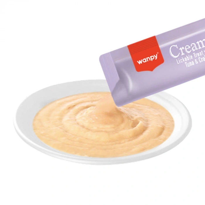 Wanpy Ton Balıklı&Yengeçli 25*14 gr Krema Kedi Ödülü