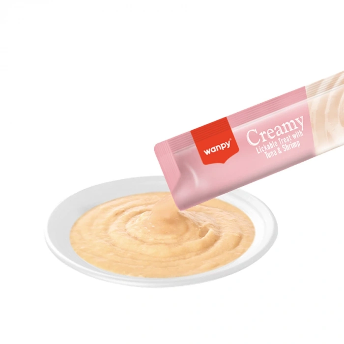 Wanpy Ton&Karides Krema Ödül 5x14gr Likit Kedi Ödülü