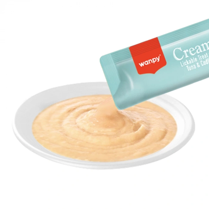 Wanpy Ton&Morina Balıklı 25*14 gr Krema Kedi Ödülü
