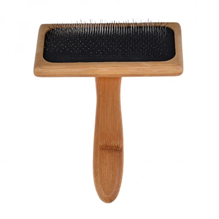 Zampa Ahşap Kedi ve Köpek Fırçası Large, 16x12cm