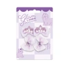 M-Pets Glam Fiyonklu Kedi ve Köpekler için Toka (4lü) (Mor)