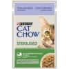Cat Chow Sterılısed Kuzu Etli ve Yeşil Fasulyeli Yaş Kedi Maması 85 g.