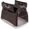 IMAC Linus Cabrio 2nd Life Üstü Açılır Kedi ve Küçük Irk Köpek Taşıma Çantası 52,5x32x34,5cm (Siyah)