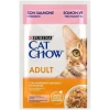 Cat Chow Pouch Jöle İçinde Somonlu ve Yeşil Fasulyeli Yetişkin Kedi Konservesi 85gr