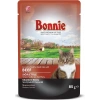 Bonnie Pouch Dana Etli Jelly Yetişkin Kedi Konserve 85gr