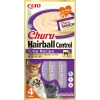 CIAO Churu Cream Hairball Tüy Yumağı Önleyici Ton Balıklı Sıvı Kedi Ödül Maması 14gr (4lü)