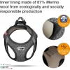 Curlı Vest Harness Merino Black Medium