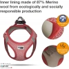 Curli Vest Harness Merıno Red Medium