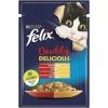 Felix Çifte Lezzet Sığır & Tavuklu Kedi Yaş Mama 85 Gr
