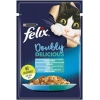 Felix Pouch Doubly Delicious Somon ve Sardalyalı Yaş Kedi Maması 85 Gr