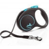 Flexi Black Desing Small 5m Şerit Gezdirme Mavi