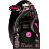 Flexi New Classic Small 5m Şerit Gezdirme Siyah