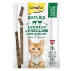 GimCat Sticks Kuzu etli Tavuklu Tahılsız Ödül Çubukları 3x3 gr