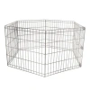 Metal Kedi ve Köpek Çiti 60x90 Siyah Renk