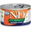N&D Pumpkin Bal Kabaklı Kuzulu ve Yaban Mersinli Küçük Irk Tahılsız Yetişkin Köpek Konservesi 140gr