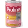Proline Püre İçinde Et Parçacıklı Tavuk&Ciğer Yetişkin Kedi Maması 395g