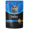 Reflex Plus Jöle İçinde Parça Ton Balıklı ve Alabalıklı Yetişkin Kedi Konservesi 85gr