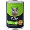 Reflex Plus Parça Etli Hindi ve Ördekli Ezme Yetişkin Kedi Konservesi 395gr