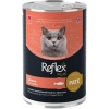 Reflex Plus Parça Etli Somonlu Yetişkin Kedi Konservesi 395gr