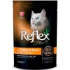 Reflex Plus Pouch Parça Etli Tavşanlı ve Ördekli Kedi Konservesi 100gr