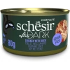 Schesir After Dark Et Suyunda Tavuklu ve Ördekli Yetişkin Kedi Konservesi 80 gr