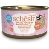 Schesir Baby Sos İçinde Tavuk ve Somonlu Tahılsız Yavru Kedi Konservesi 70gr