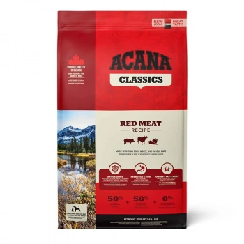 Acana Classics Classic Red Kuzu Etli ve Sığır Etli Düşük Tahıllı Köpek Maması 9,7kg