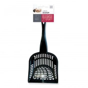 M-Pets Large Scoop Kedi Kumu Küreği 34,5x16x7,5cm (Siyah)