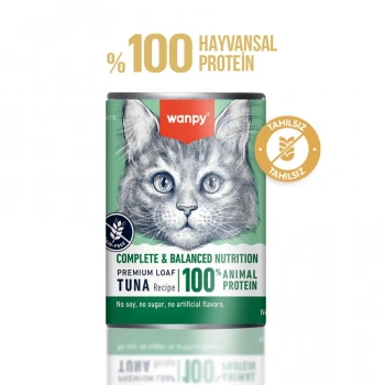 Wanpy Ton Balıklı Ezme Kedi Konservesi 375gr