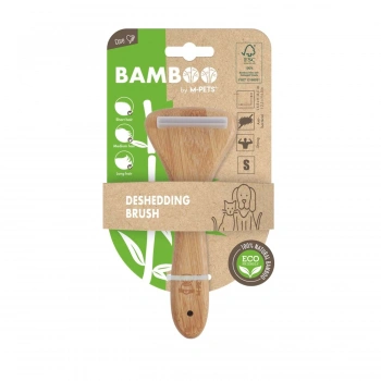M-Pets Kedi ve Köpekler İçin Tüy Alıcı Bambu Tarak 6,5x16,5cm [S]