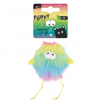 M-Pets Fluffy Zee Catnipli Kedi Oyuncağı 10x7x5,5cm (Karışık Renkli)s