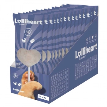 M-Pets Lolliheart Tavuklu ve Yaban Mersinli Lolipop Kedi Ödül Maması 4gr (15li)