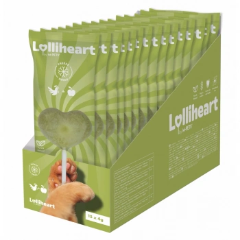 M-Pets Lolliheart Tavuklu ve Elmalı lolipop Kedi Ödül Maması 4gr (15li)