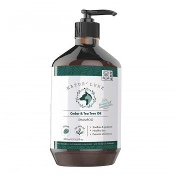 M-Pets Naturluxe Sedir ve Çay Ağacı Yağlı Köpek Şampuanı 500ml