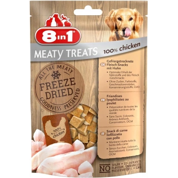 8 IN 1 Feeze Dried Chicken Köpek Ödülü 50gr