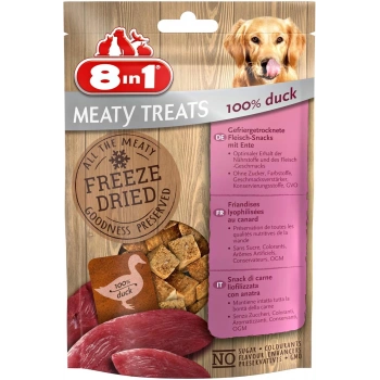 8 IN 1 Feeze Dried Duck Köpek Ödülü 50gr