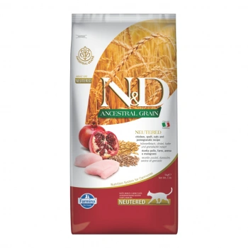 N&D A.Grain Tavuk&Nar Sterilised Kedi Maması Açık 1 Kg
