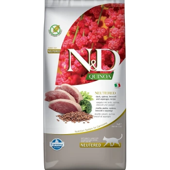 N&D Quinoa Ördek ve Brokolili Kısır Kedi Maması 5 kg