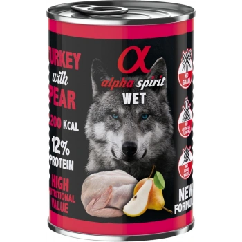 Alpha Sprti %93 Et Hindi&Armut Köpek Konservesi 400 Gr