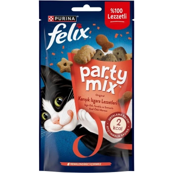 Felix Party Mix Original Karışık Izgara Lezzetleri Kedi Ödül Maması 60gr
